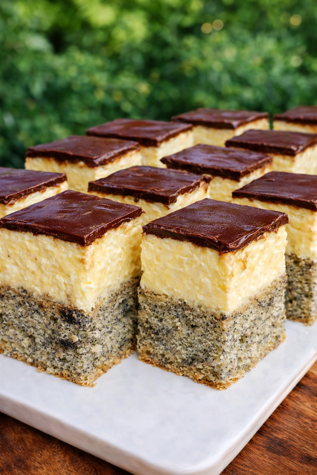 🍽️ Маковий пляцок з ванільно-заварним кремом та шоколадною помадкою: розкішний рецепт домашньої випічки від української господині