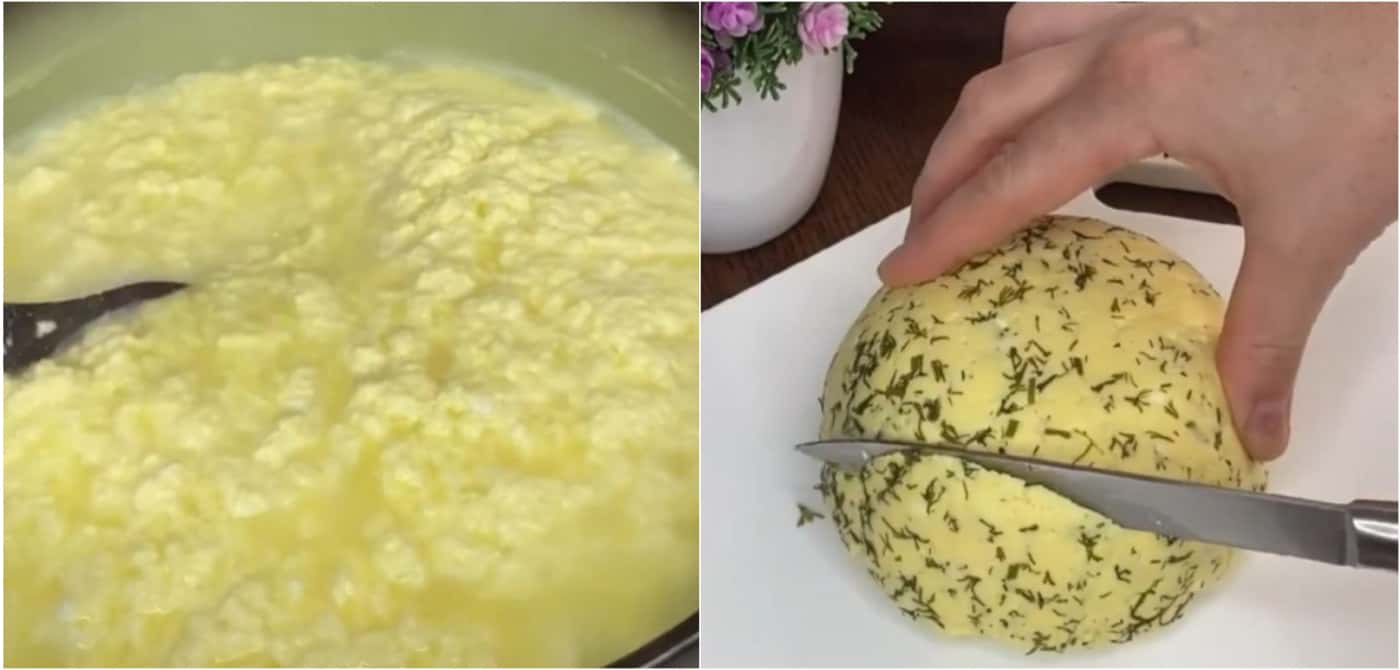 🍽️ Домашній «Сир із зеленню» – простий та смачний рецепт