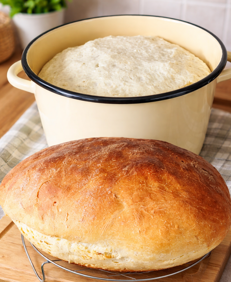 🍽️ Сільський домашній хліб за старовинним рецептом: найпростіший рецепт – так готувала моя бабуся, мама, а тепер і я