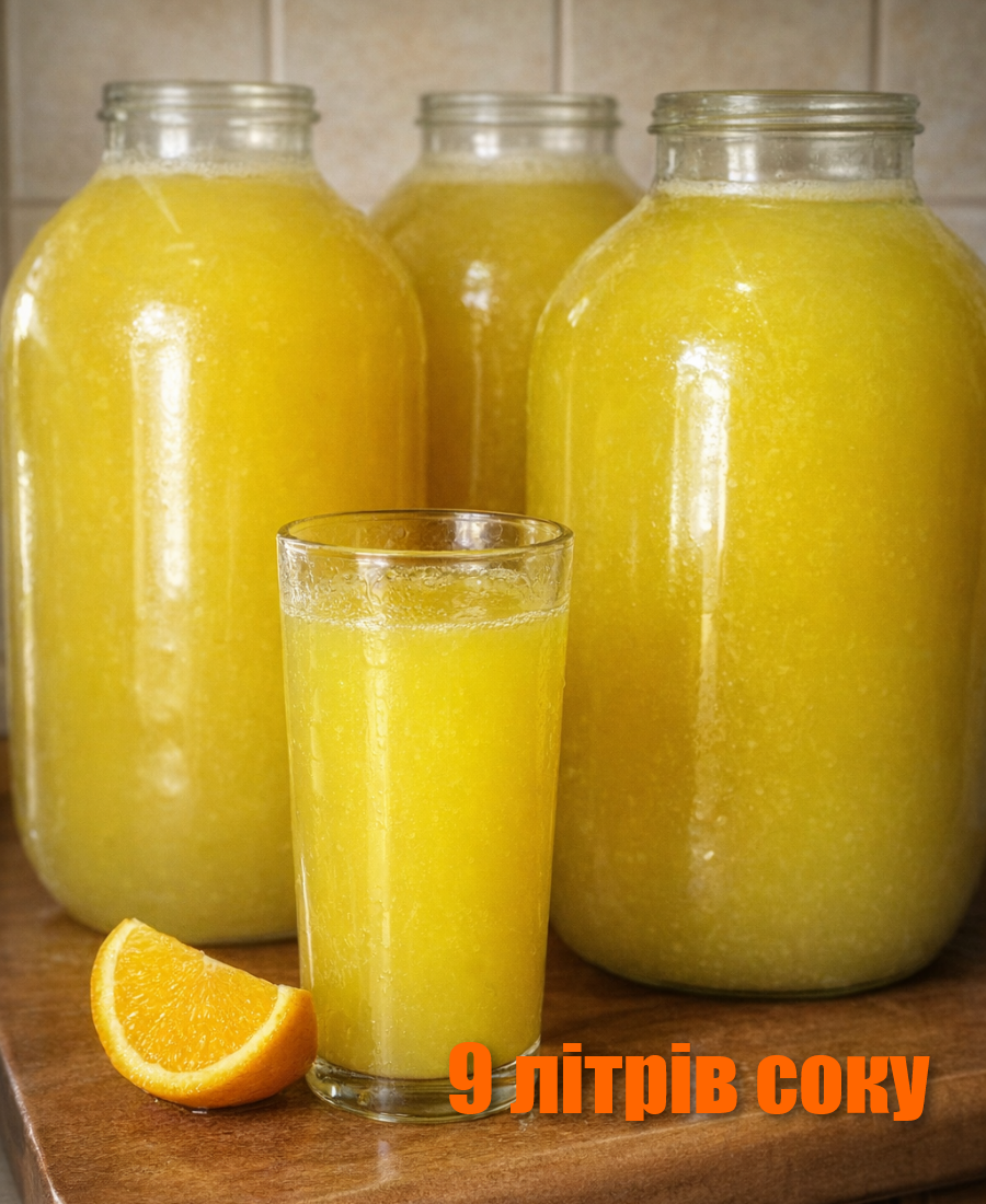🍽️ Як з 4 апельсинів зробити 9 літрів соку! Чому я раніше не знала цього рецепта