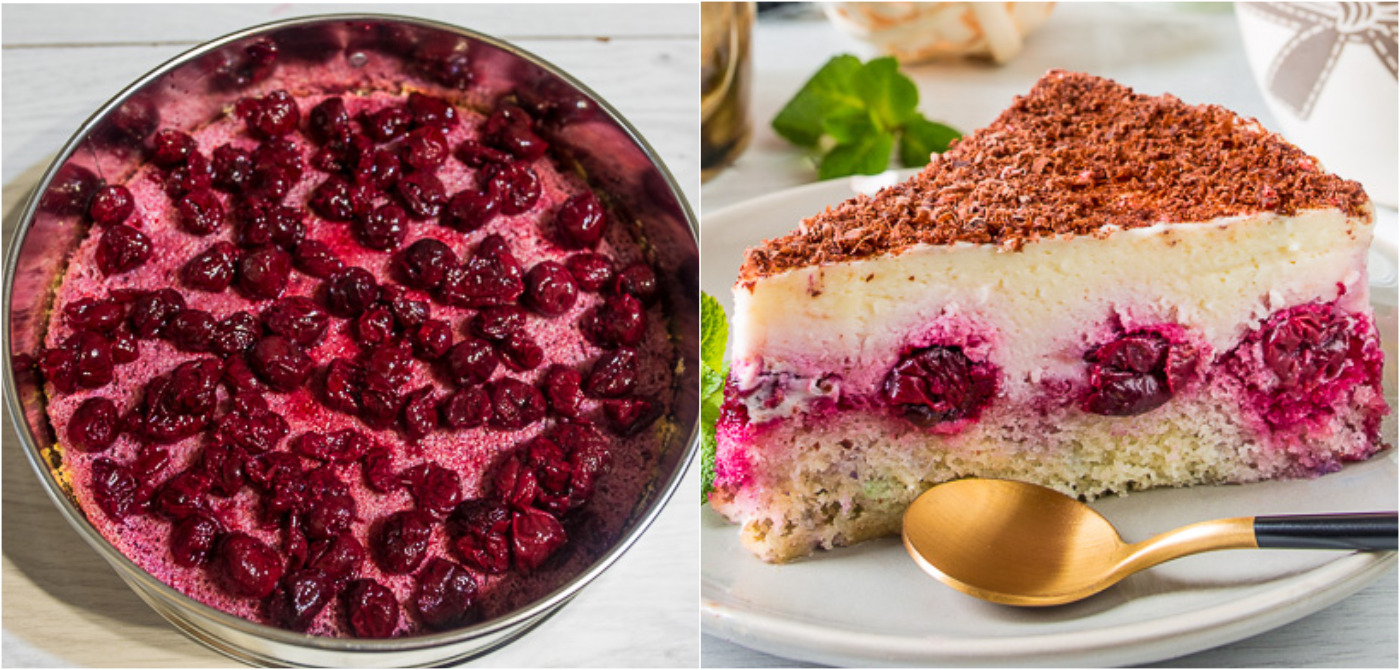 🍽️ Вишневий пиріг з маскарпоне