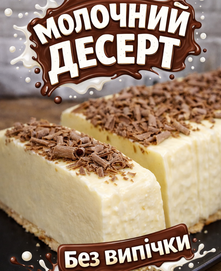 🍽️ “Ніжний як хмара” молочний десерт без випічки: на «швидку руку», дуже смачно з простих інгредієнтів