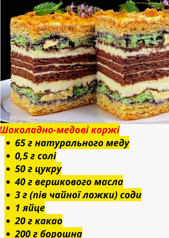 🍽️ Новий пляцок з медовими коржами і яблуками «МОТАНКА», що стане вашим фаворитом! Рецепт від української господині!