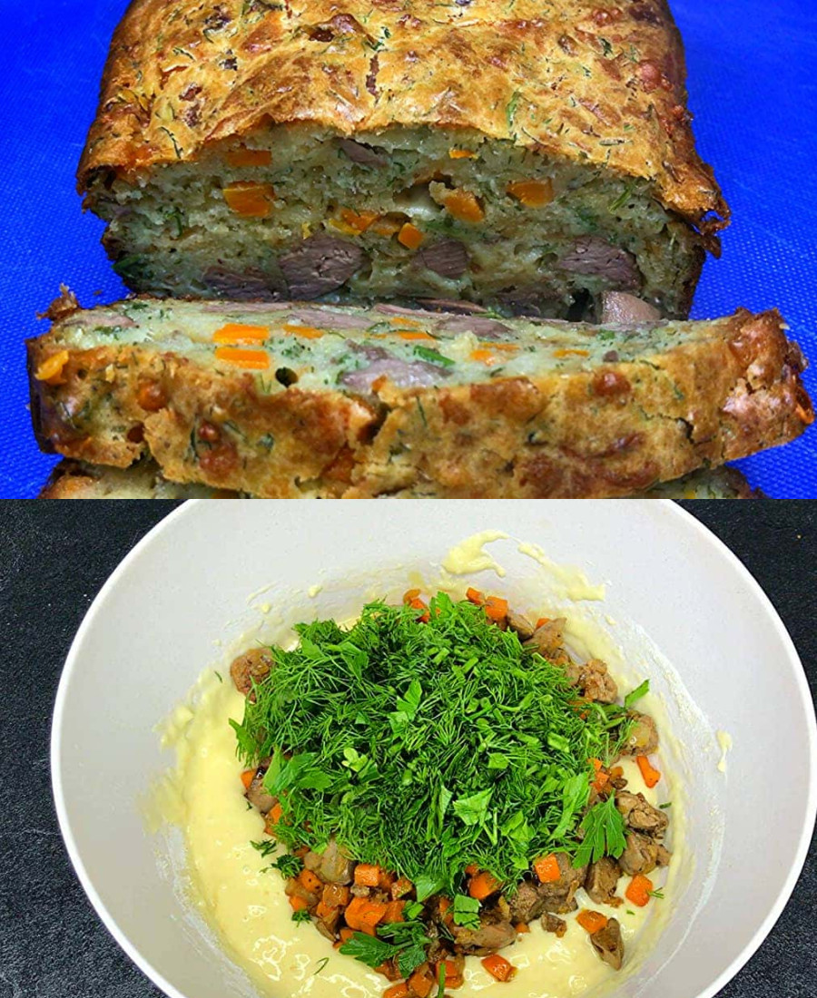 🍽️ Курячу печінку додаю в тісто і отримую ніжний печінковий кекс: хоч на сніданок, хоч на перекус (ділюся маминим рецептом)