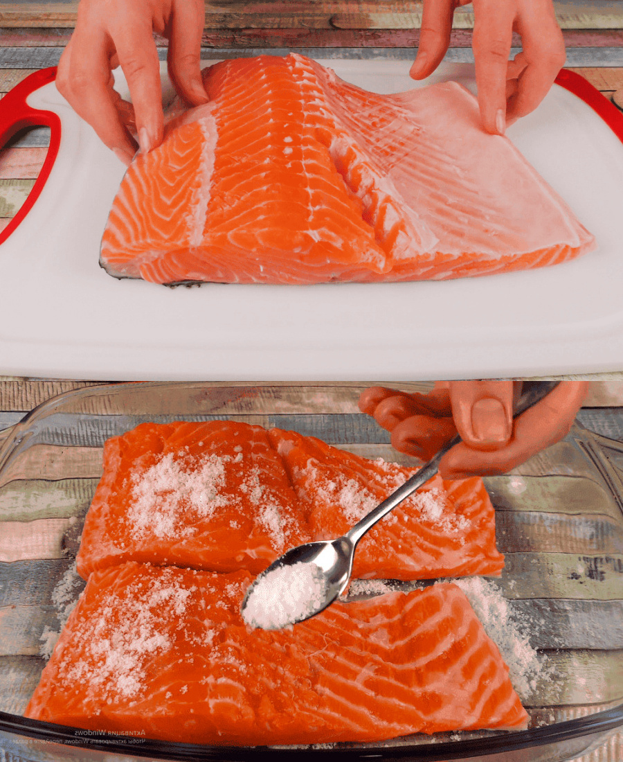 🍽️ Ділюсь кращим способом засолювання червоної риби (сьомга, форель, лосось): простіше не буває, риба ніжна як масло, магазинна і “збоку не стоїть”