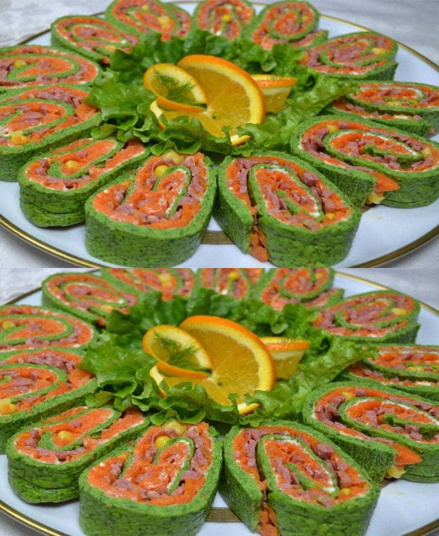 🍽️ Шикарний “Смарагдовий” рулет до святкового столу: так смачно і так красиво, що гості будуть в захваті