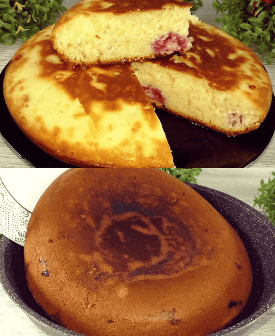 🍽️ Готую пишний заливний пиріг без духовки на кефірі – лише прості та доступні продукти. Рекомендую!