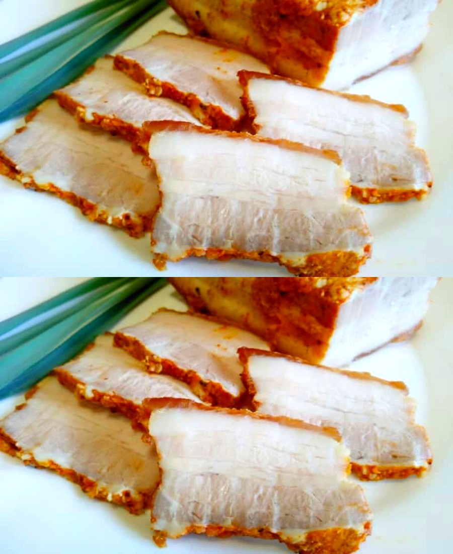 Як смачно запекти свинну грудинку + маленький секрет приготування ніжної і ароматної закуски до будь-якого столу