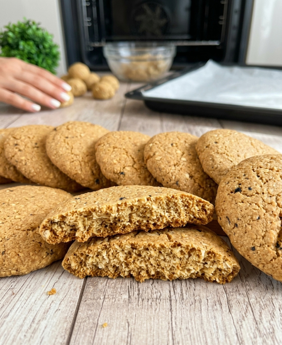 🍽️ Беру вівсянку і за лічені хвилини готую вівсяне печиво «Хвилинка», для мене такий рецепт знахідка