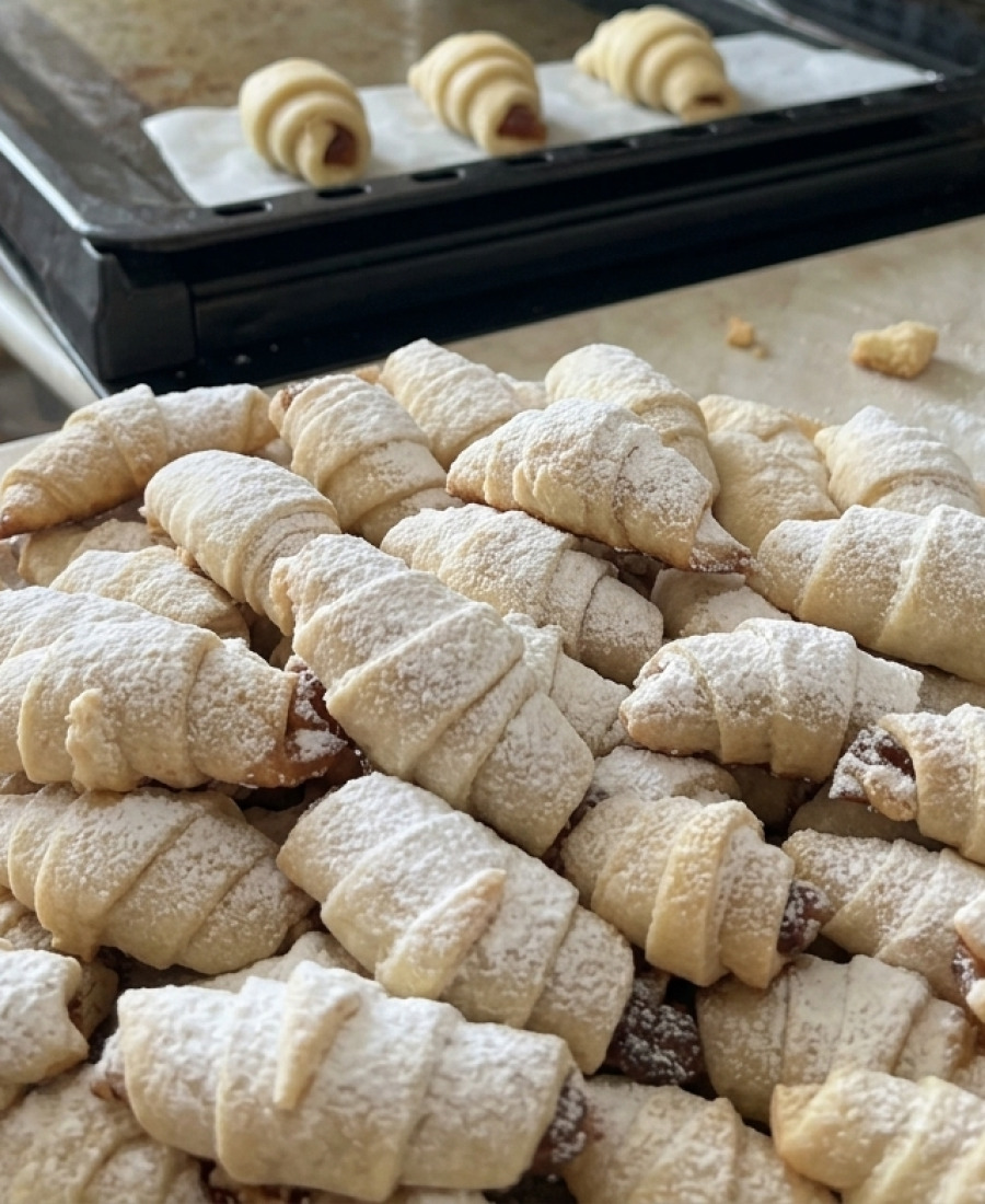 🍽️ Домашні “ПІСНІ РОГАЛИКИ” до чаю: простенький, вдалий, перевірений рецепт від української господині