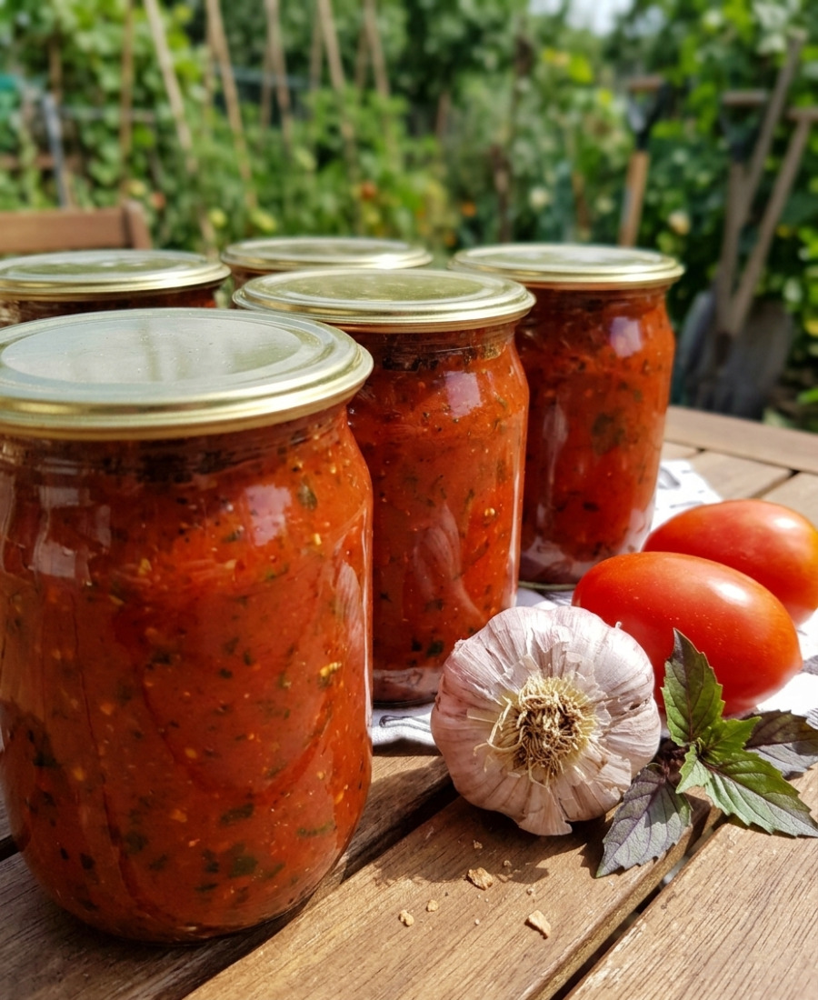 🍽️ Домашній томатний соус «Болоньєзе» на зиму: просто неймовірний соус, ні з чим не зрівняється, така смакота, що можу його додавати до всього, хто приготує – не пошкодує