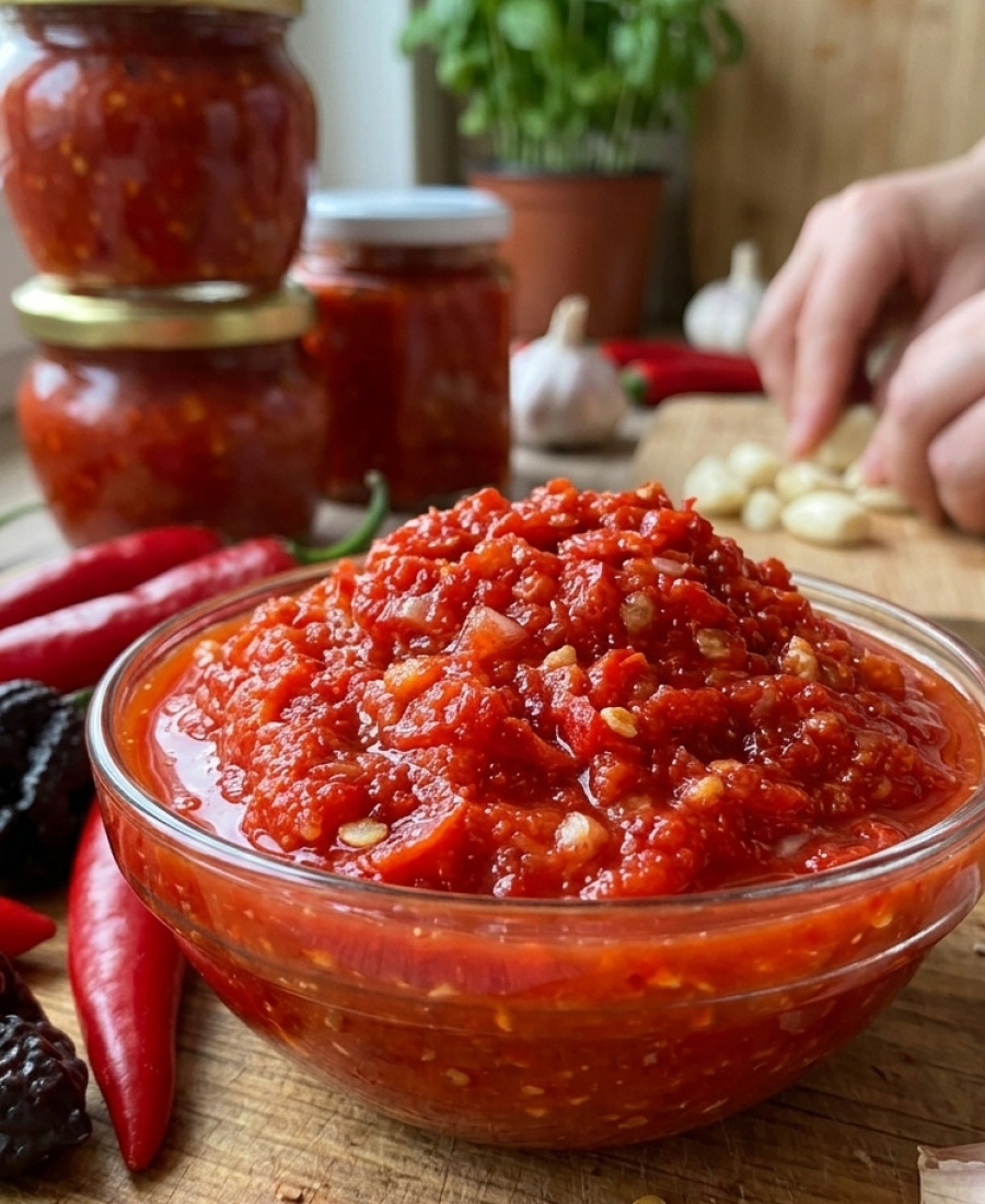 🍽️ Гостренька приправа “Кочі” на зиму з 3 інгредієнтів – супер рецепт! Просто, швидко і БЕЗ термічної обробки!