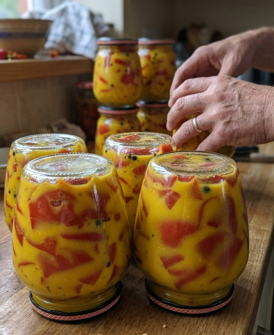 🍽️ Найсмачніший маринований перець на зиму з гірчицею: хотіла приготувати на зиму, та з’їли все за вечір, завтра готуватиму знову