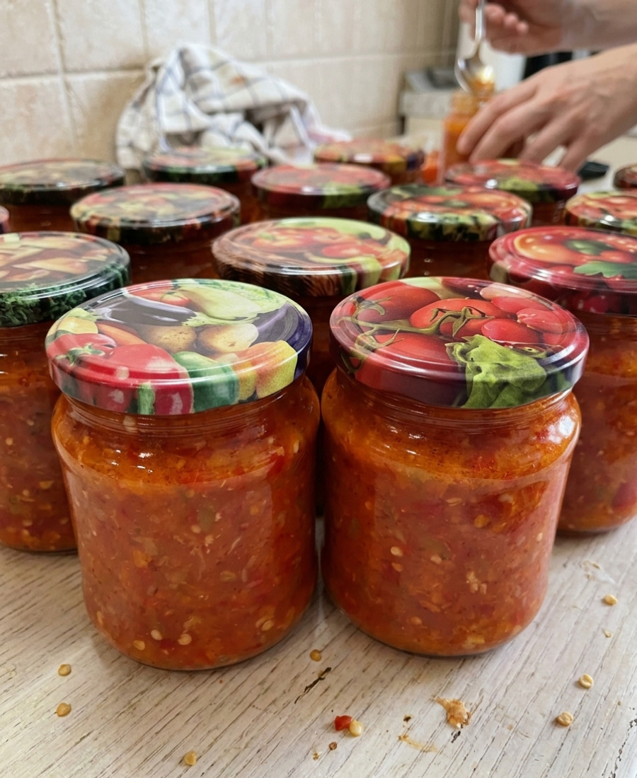 🍽️ Перепробувала багато рецептів і все одно повернулася до цього! Домашня аджика на зиму “Найсмачніша”