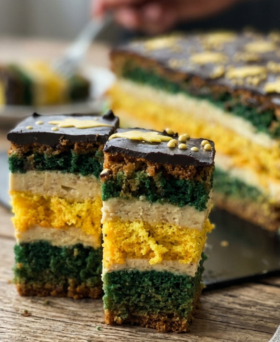 🍽️ Пляцок з халвою не тільки гарний та яскравий, але й неймовірно смачний! М’якенький, просочений, з насиченим халвовим ароматом та горіховим смаком