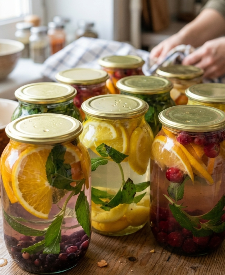 🍽️ Робіть побільше: компот із апельсинів і м’ятою! Справжній мохіто на зиму в домашніх умовах