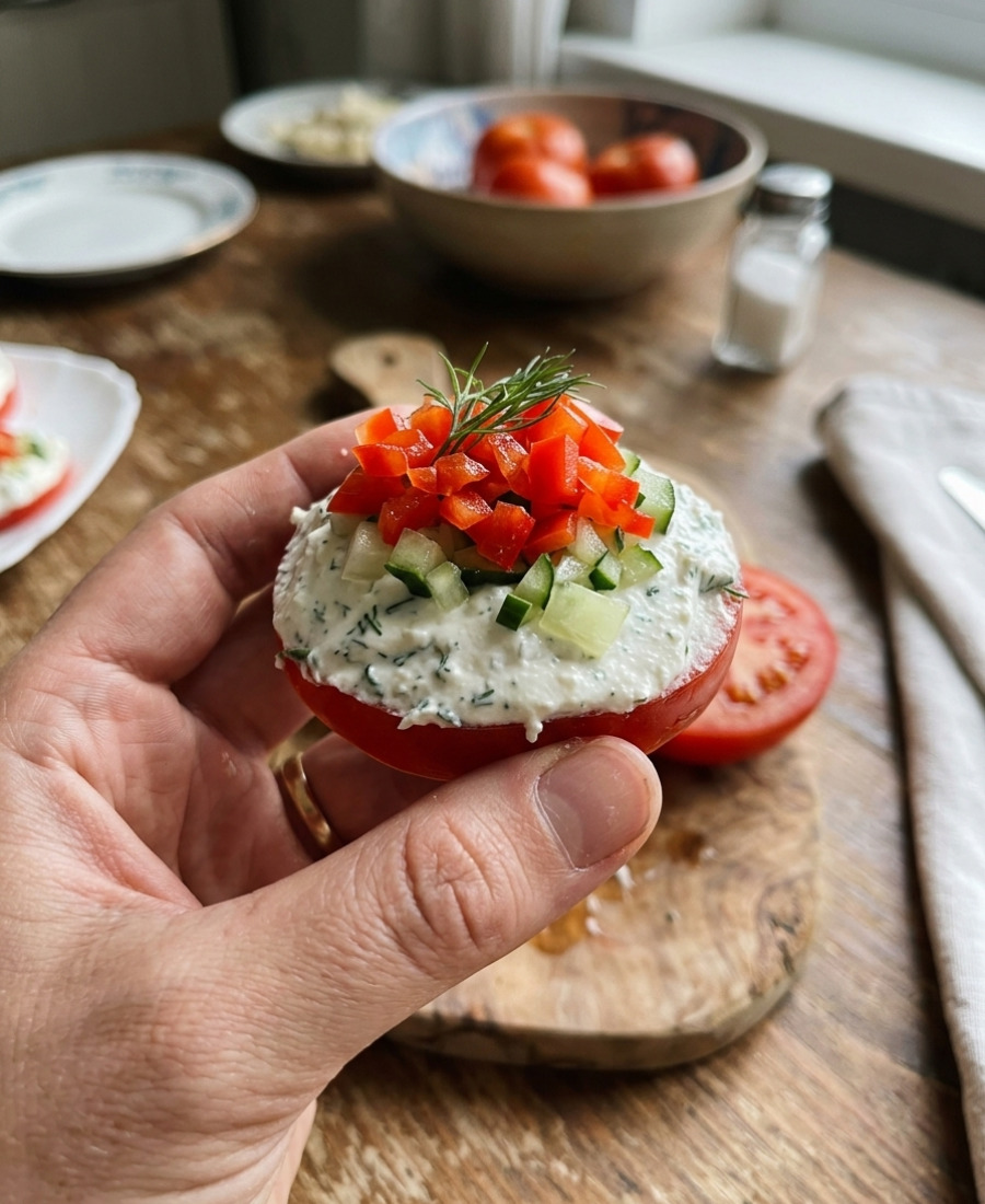 🍽️ Смачна Закуска на помідорах – Ніжна, Свіжа і Дуже Красива!