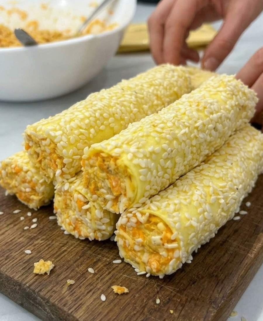 🍽️ Сирні трубочки з горіхами і часником: така закуска сподобається всім, я подаю її до будь-якого столу