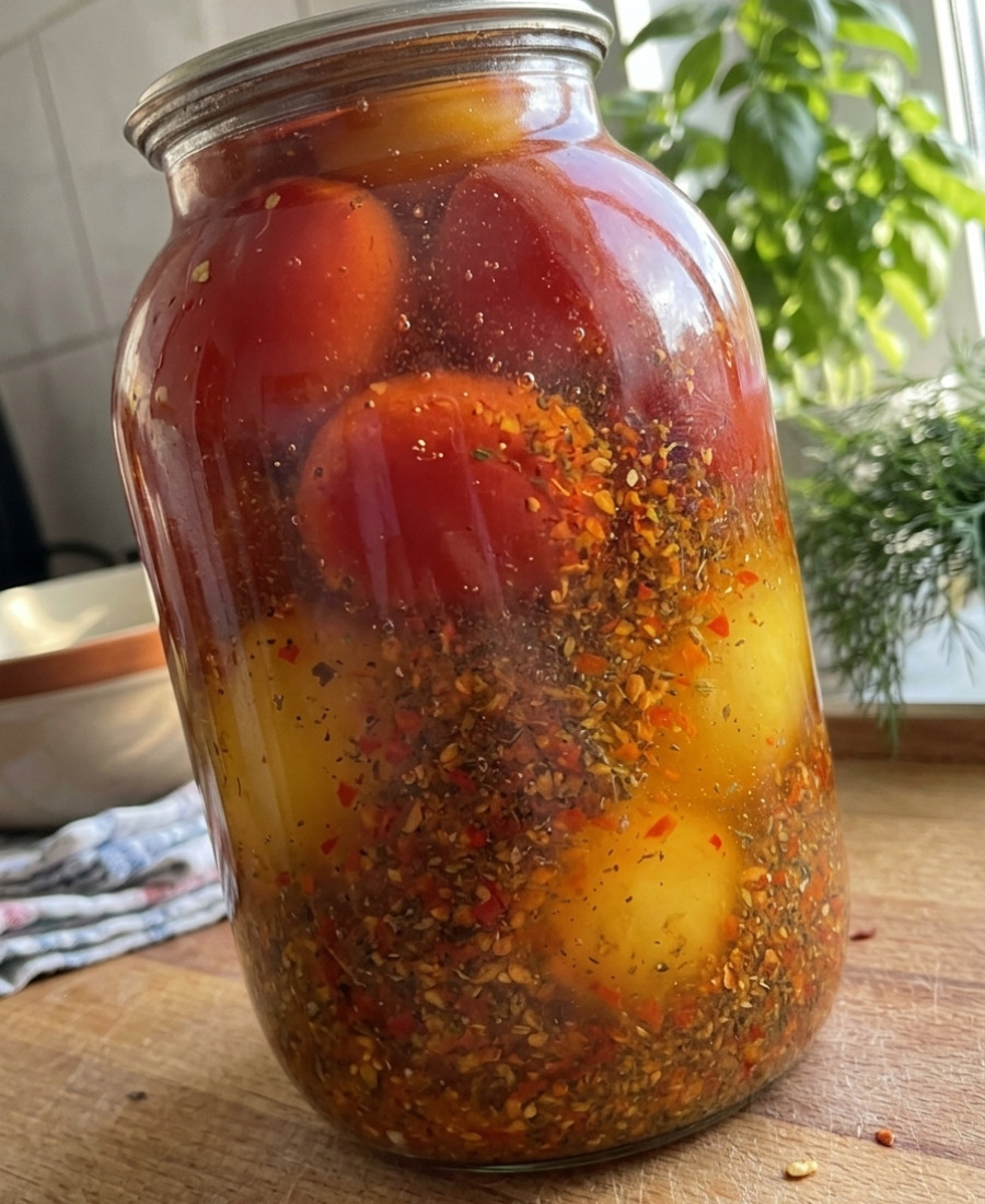 🍽️ Ці помідори “По-грузинськи” в нас на повторі щороку! Ароматні і дуже смачні помідори на зиму закриваю за рецептом сусідки