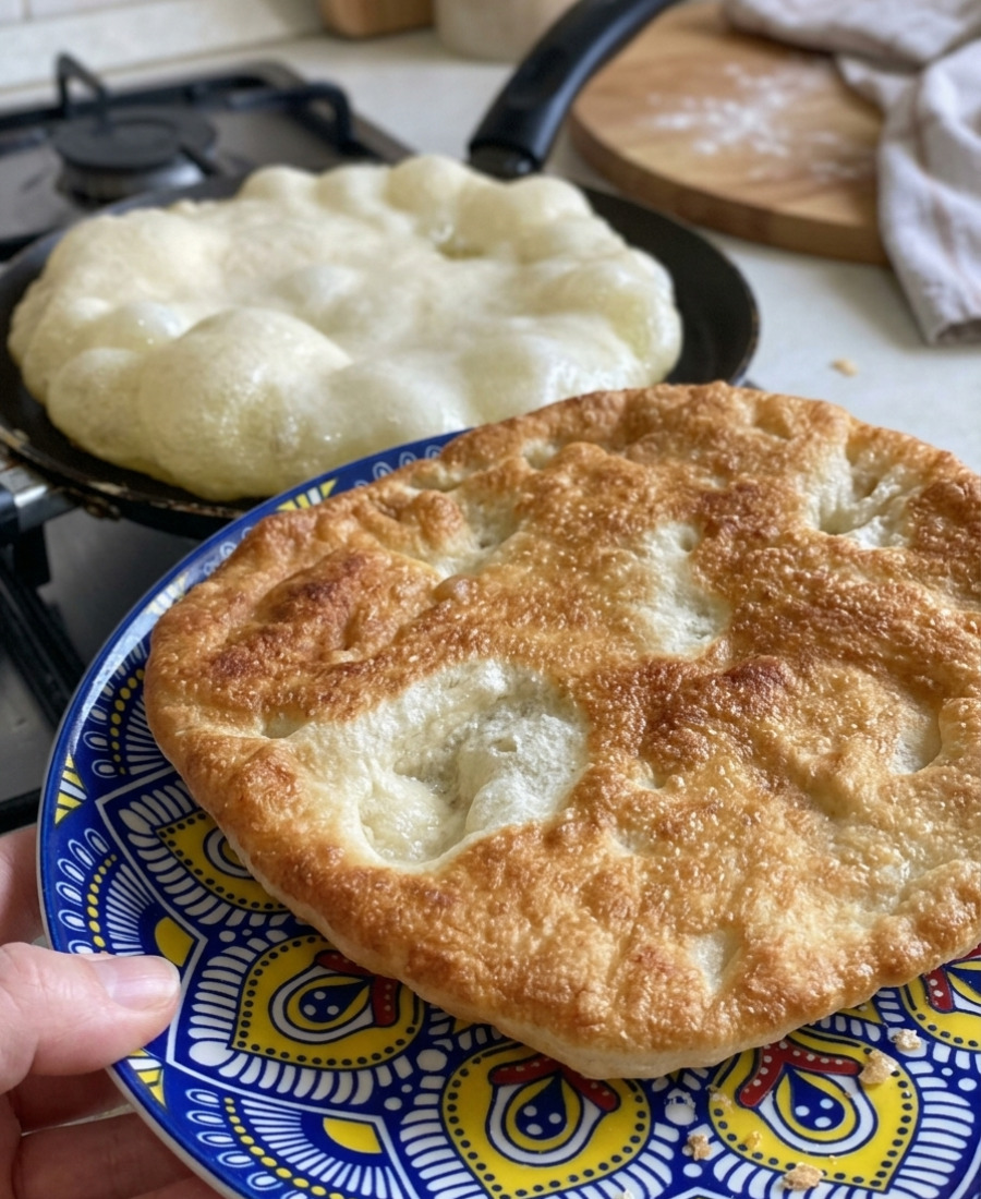 🍽️ З води та манки готую смакоту “на швидку руку” – простий рецепт смачних і ніжний коржиків до перших страв