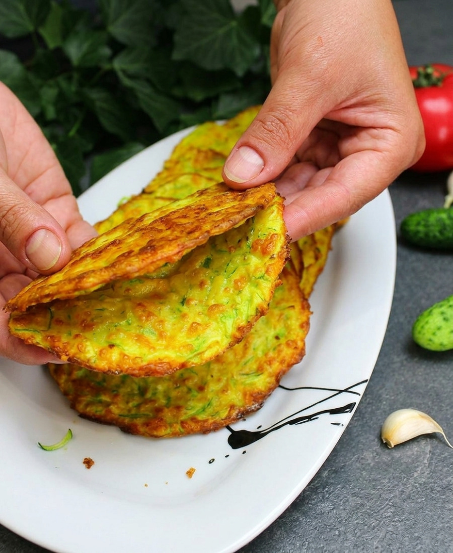 🍽️ Кабачкові коржики з сиром: просто натираю, запікаю і так все літо – ну дуже просто, швидко і смачно