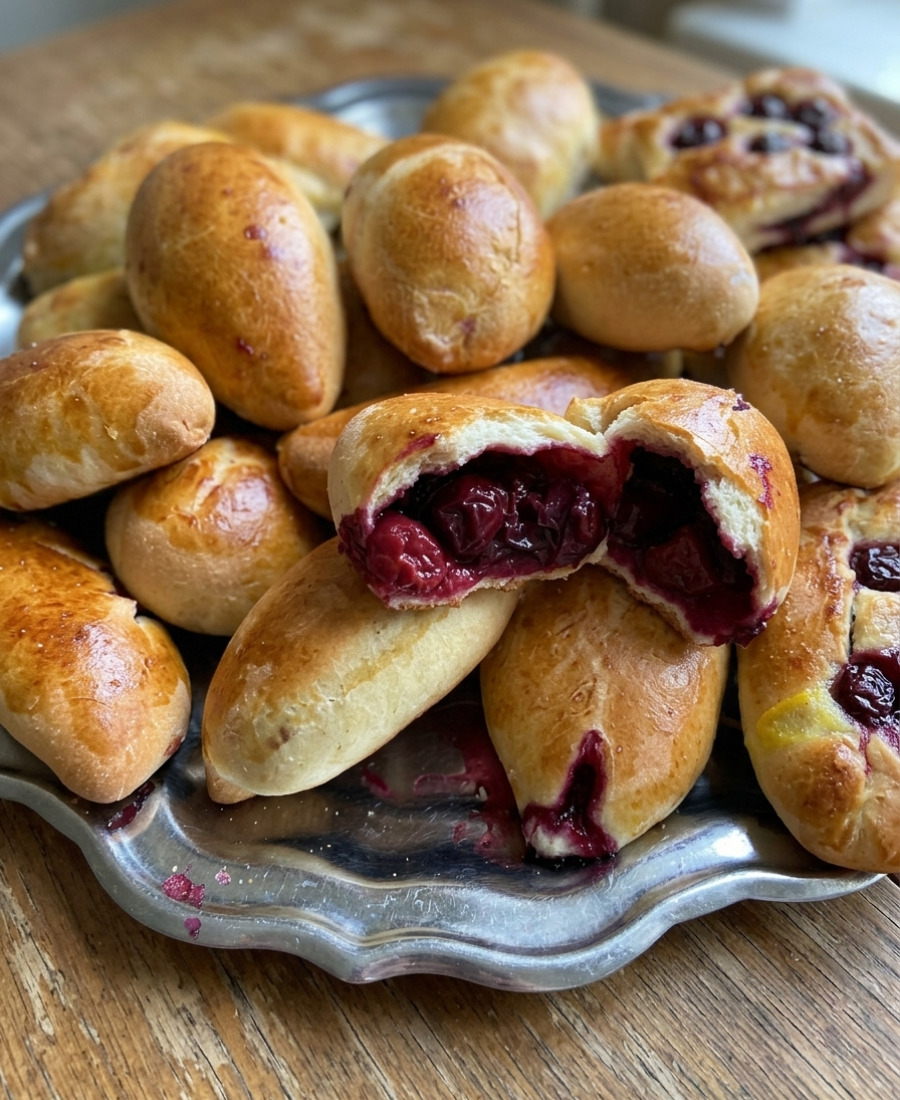 🍽️ Пиріжки з вишнею, які не течуть і не черствіють. Вдала начинка для будь-якої випічки