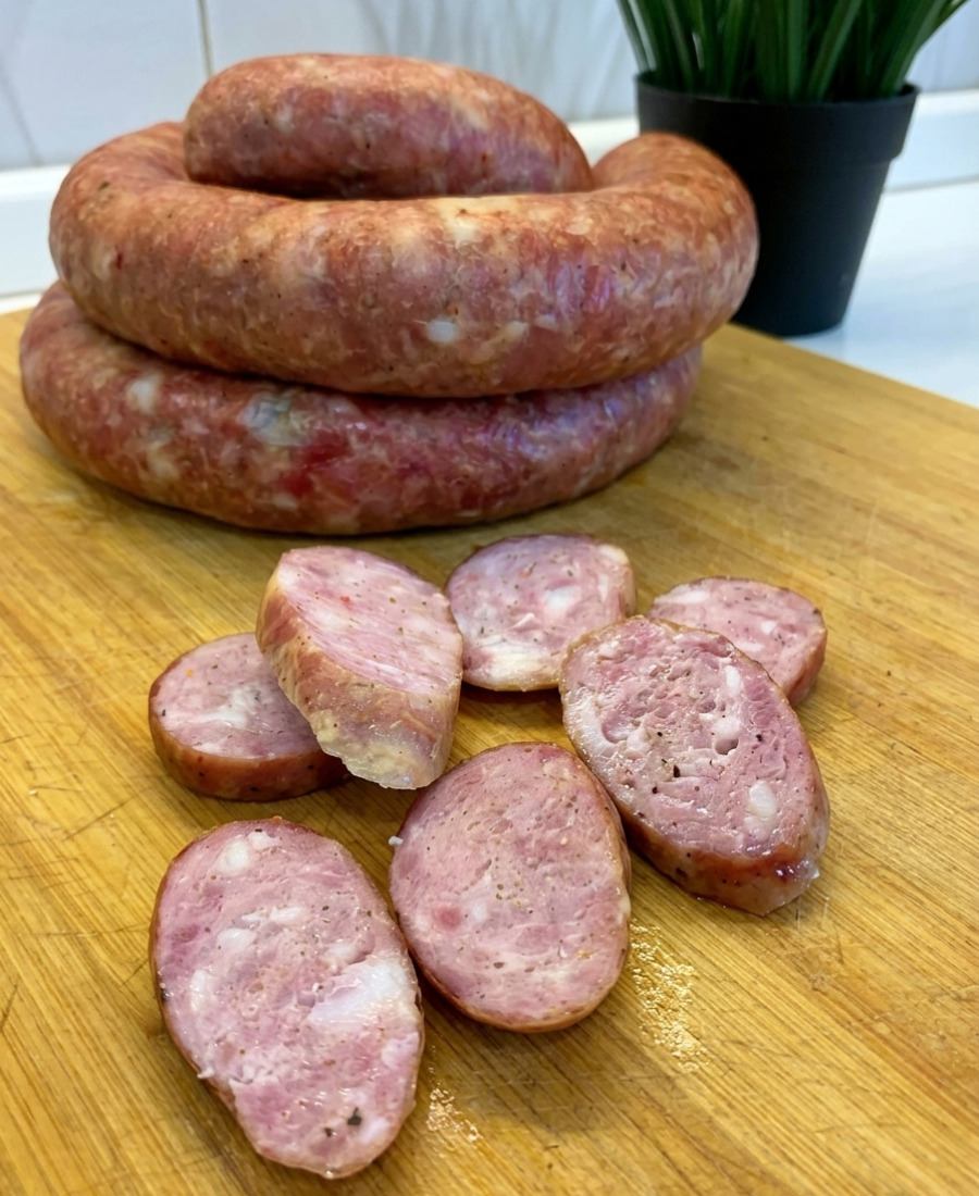 🍽️ Це дуже смачно! Домашня ковбаса – у магазині таку не знайти, тому зберігайте та радуйте свої смакові відчуття