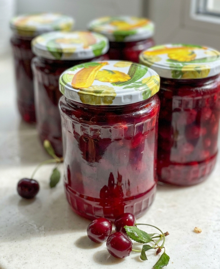 🍽️ Варення з вишні “Швидке” – підходить для тих, хто хоче швидко, просто і при цьому отримати смачне, густе вареннячко