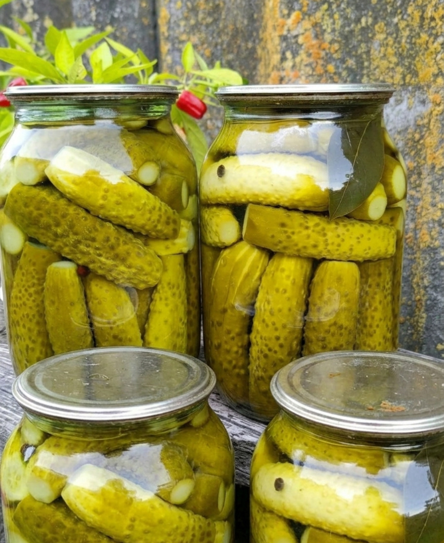 🍽️ Зберігайте супер рецепт, в сезон, як знайдете! Огірки мариновані по-болгарськи – хрумтять так, що “сусіди чують”