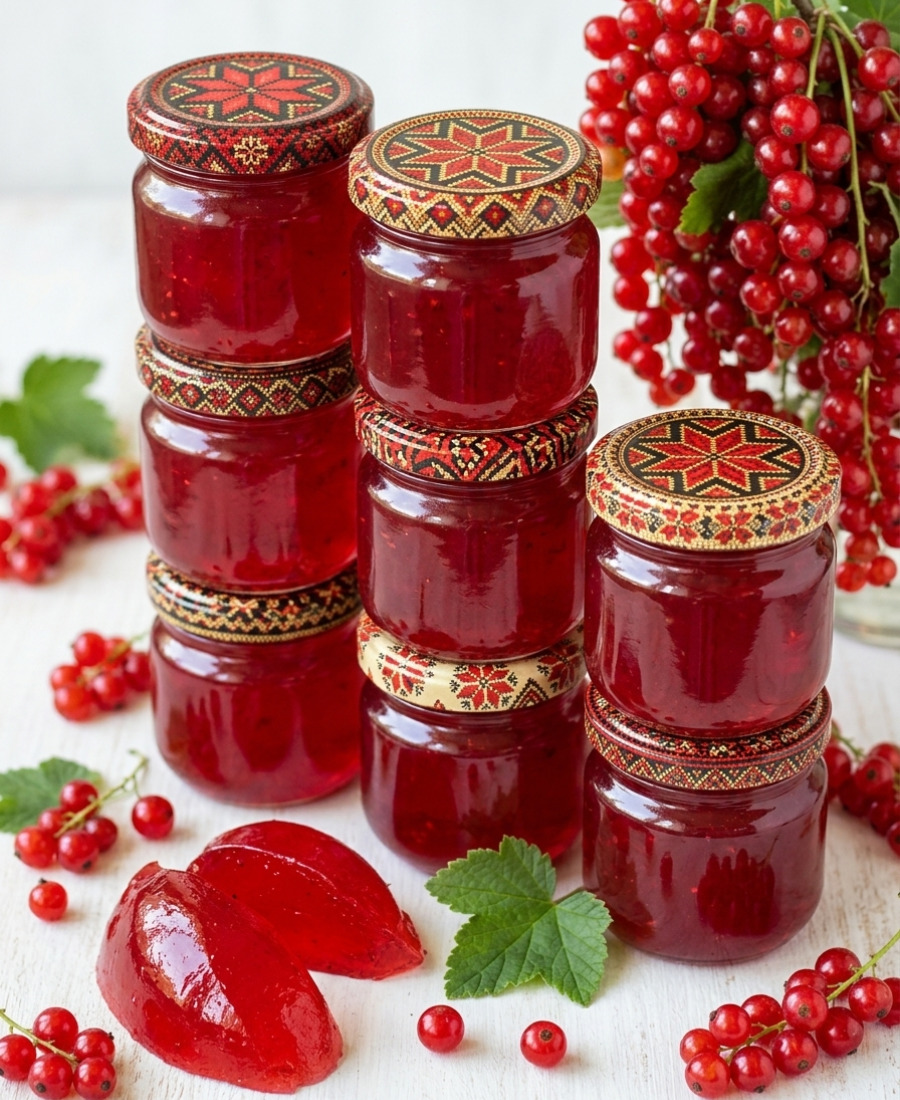 🍽️ Желе з малини і порічок на зиму: виходить яскраве, смачне і по-справжньому літнє, це апетитне желе припаде до смаку кожному
