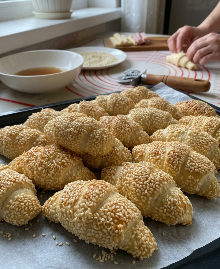 🍽️ Булочки з сиром та сосисками – дуже смачна та ситна страва