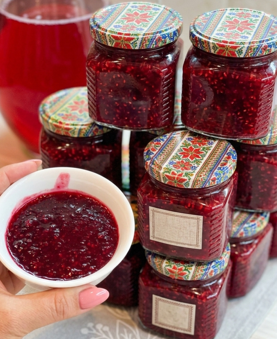 🍽️ Готую так з будь-якої ягоди! Найкращий спосіб приготування! Малиновий конфітюр на зиму – густий, ароматний і дуже смачний