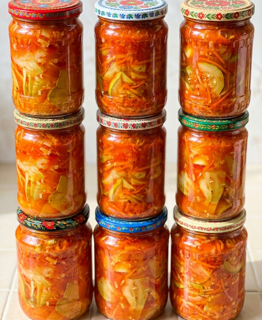 🍽️ Кабачки «Тещин язик». Закуска, яка завжди виручає! Я завжди розпочинаю сезон консервації цим рецептом