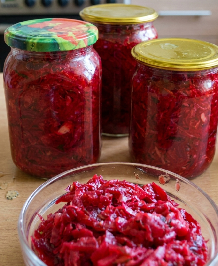 🍽️ Новий рецепт салату кабачки з буряком на зиму. Виходить оригінальний і в міру пікантний