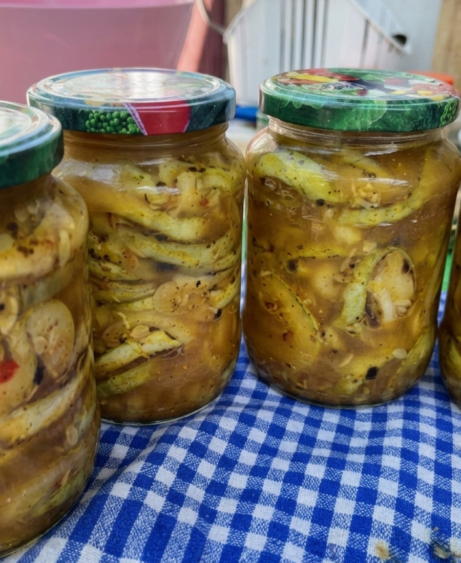 🍽️ Закриваю по 45 банок – кабачки як шашлички: улюблена закуска на зиму