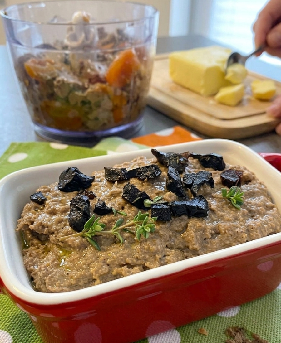 🍽️ Печінковий паштет з чорносливом: ідеально на бутерброди