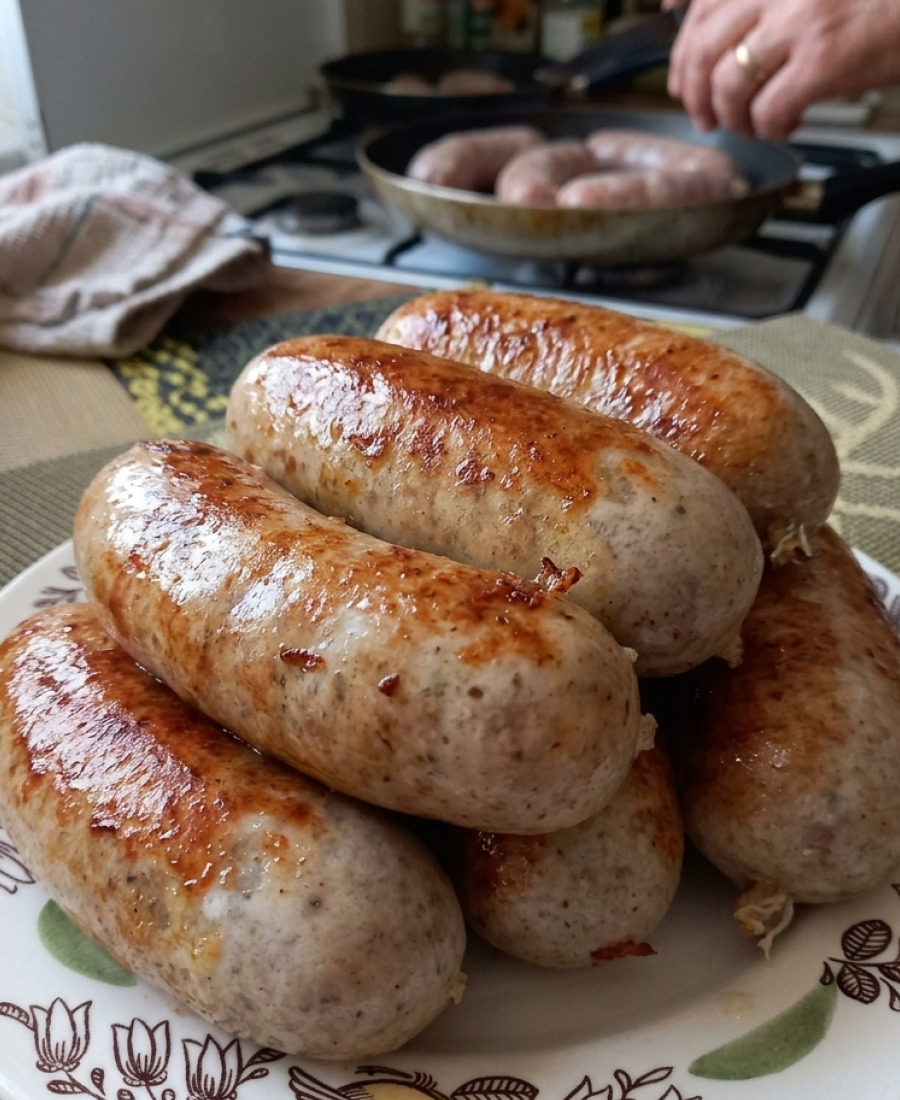 🍽️ Домашні курячі ковбаски – соковиті і дуже ніжні: вийшли набагато смачнішими і кориснішими від магазинних