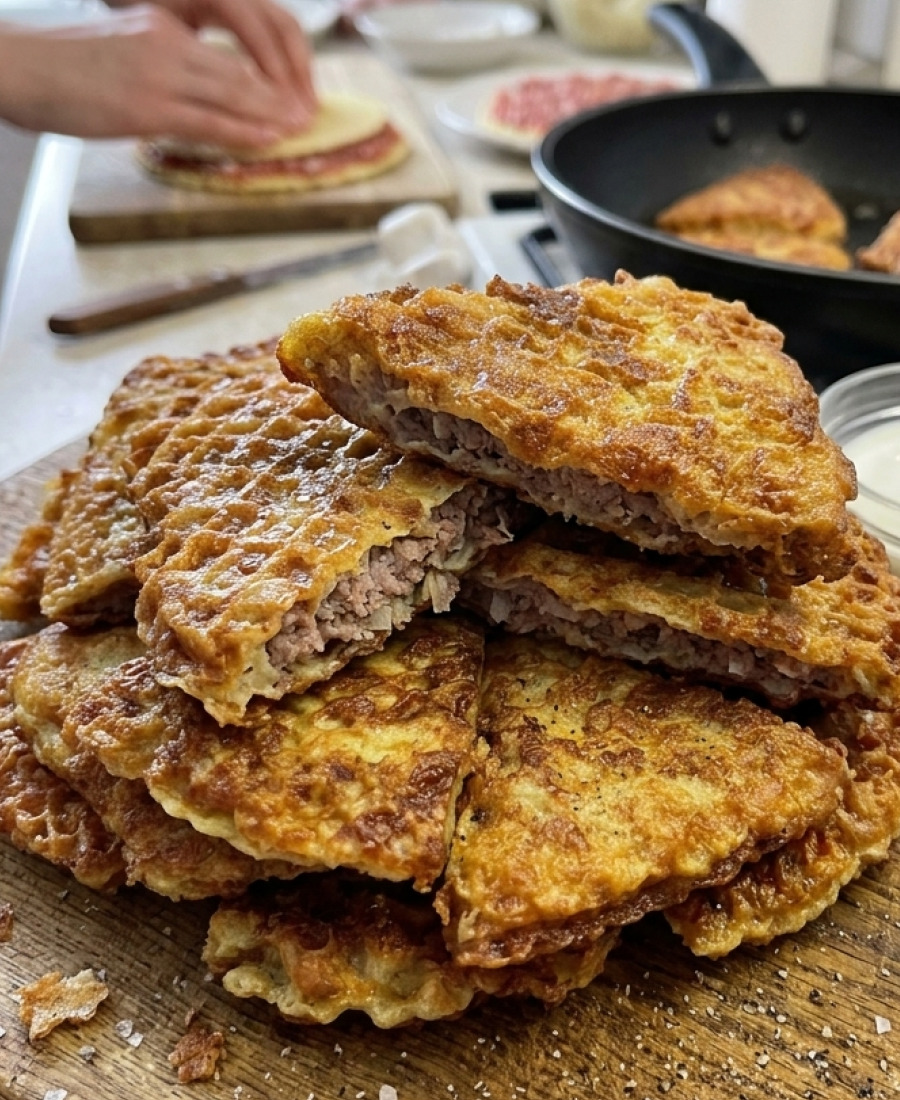 🍽️ Мало хто використовує вафельні коржі так: смачний рецепт закуски на швидку руку – просто і не затратно