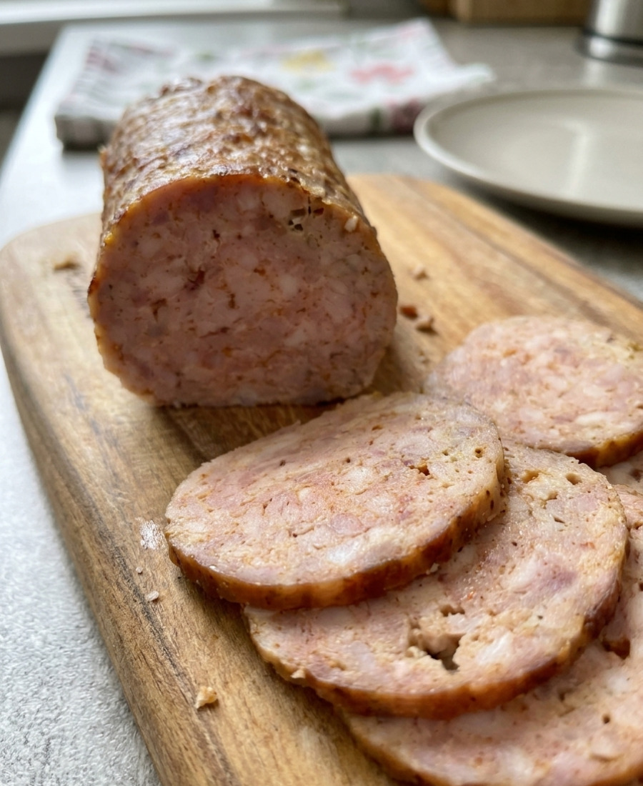 🍽️ Рецепт найпростішої домашньої ковбаси з курячих стегон: готується без желатину, без клопоту і додаткових пристосувань (шикарна альтернатива магазинним ковбасам)