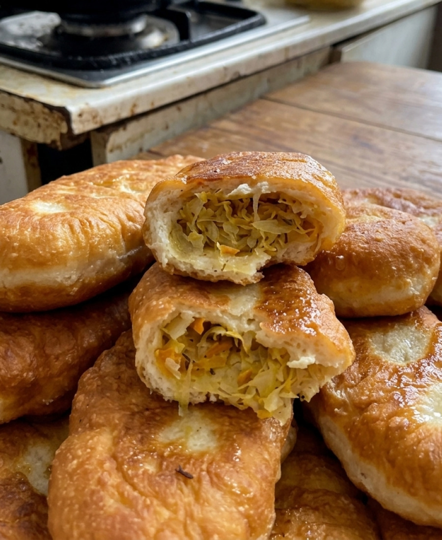 🍽️ Смажені пиріжки з квашеною капустою – пісний рецепт. Пиріжки виходять мякесенькі, повітряні, ніжні і дуже-дуже смачні