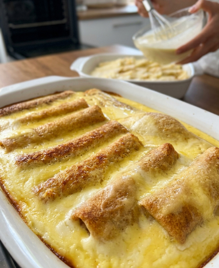 🍽️ Закусочні млинці у духовці – це дуже смачно!